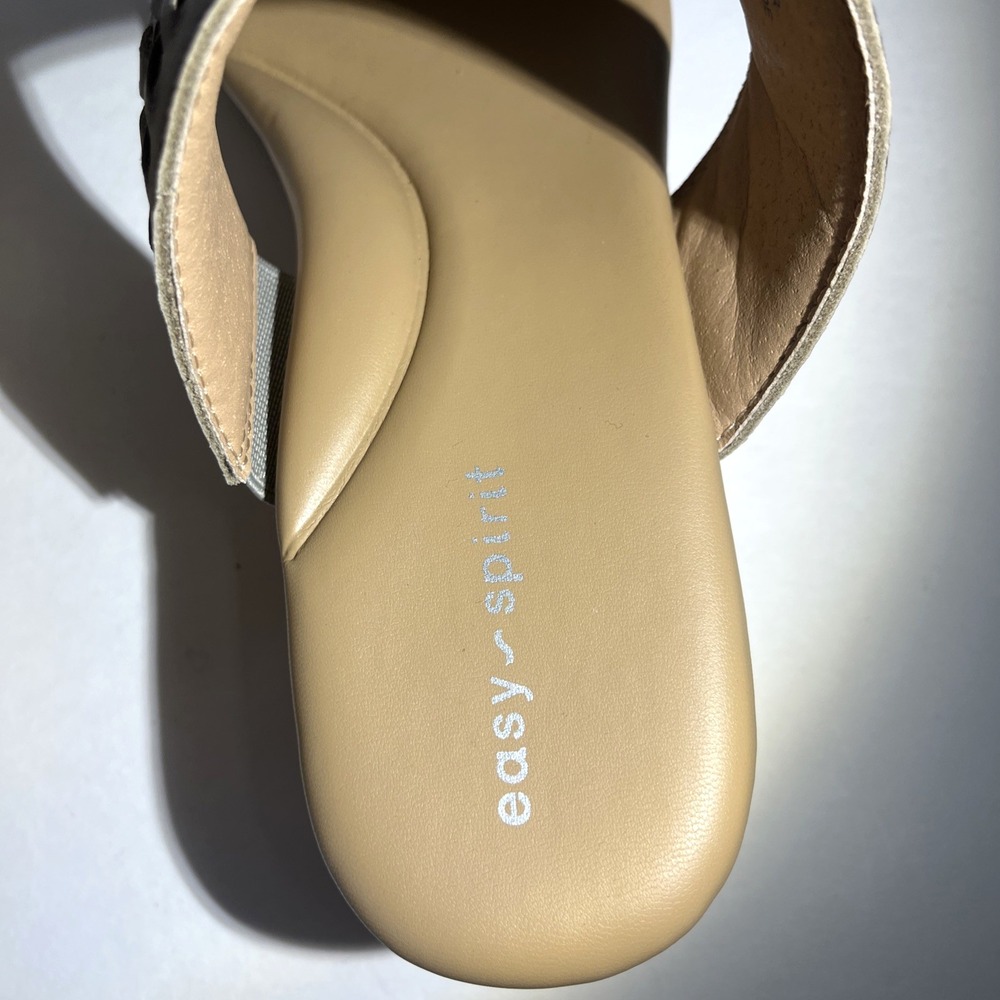Easy Spirit Women's Selllia Slip-On Champagne Platform Wedge Sandals 8.5M NWOT - Picture 8 of 9